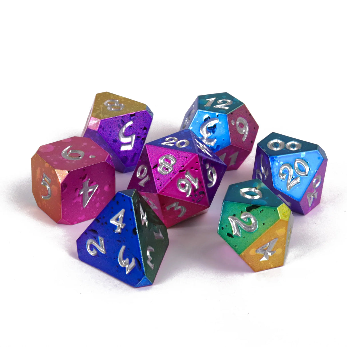 Die Hard Dice: 7pc RPG Set - Nebula Rainbow