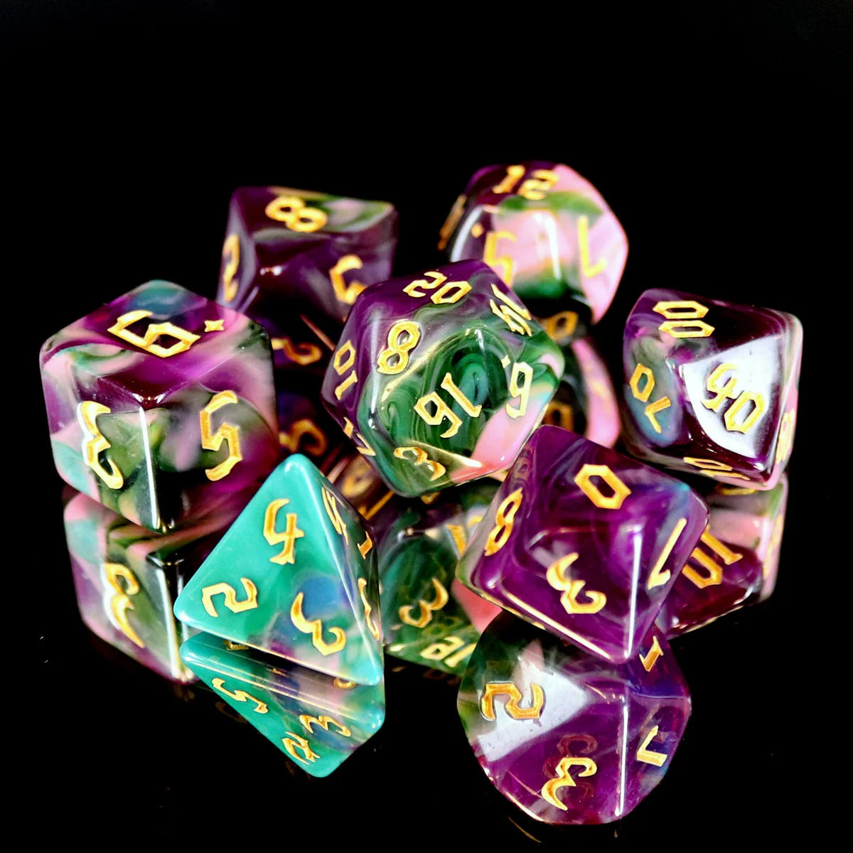 Die Hard Dice: 7pc RPG Set - Night Elves