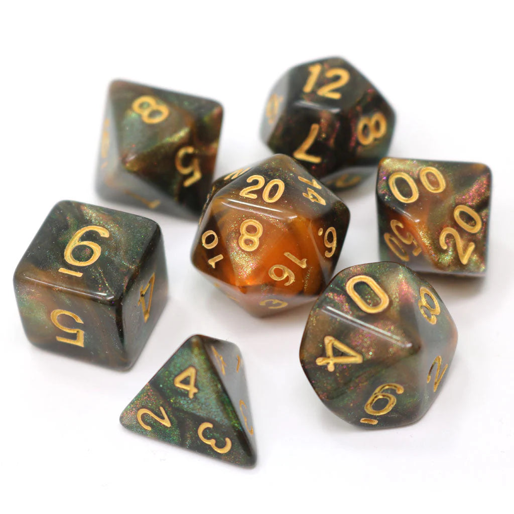 Die Hard Dice: 7pc RPG Set - Nightingale