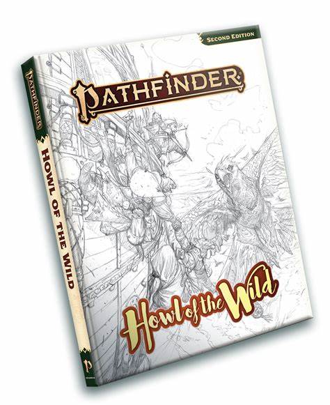 Pathfinder RPG: Howl of the Wild Hardcover (Sketch Cover Edition) (P2)