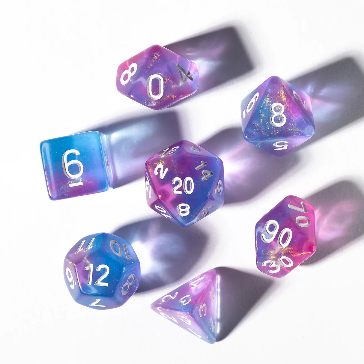 Sirius Dice RPG Dice Set (7): Treasure Series - Opal