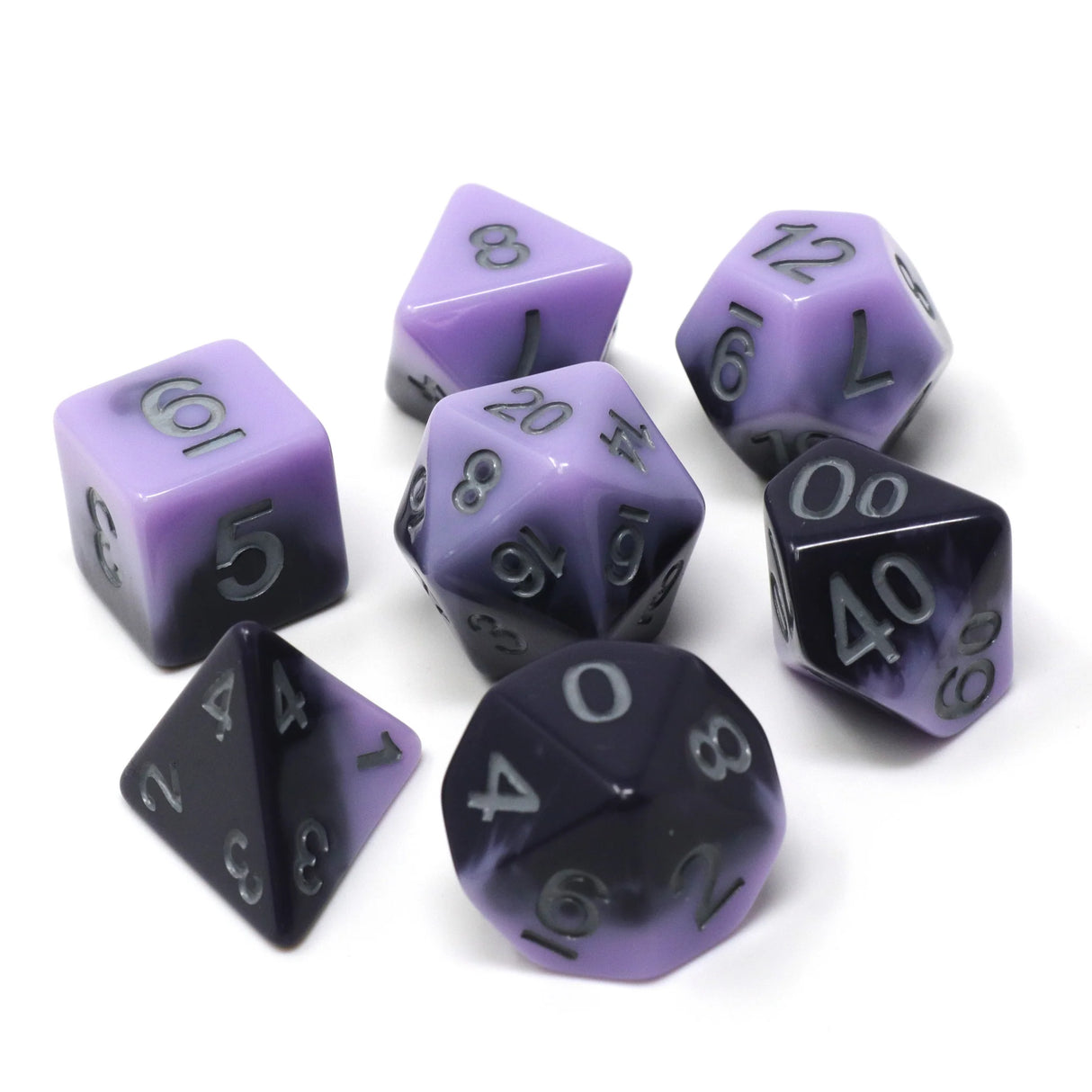 Die Hard Dice: 7pc RPG Set - Overcast