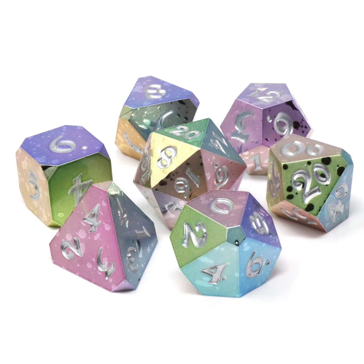 Die Hard Dice: 7pc RPG Set - Nebula Rain