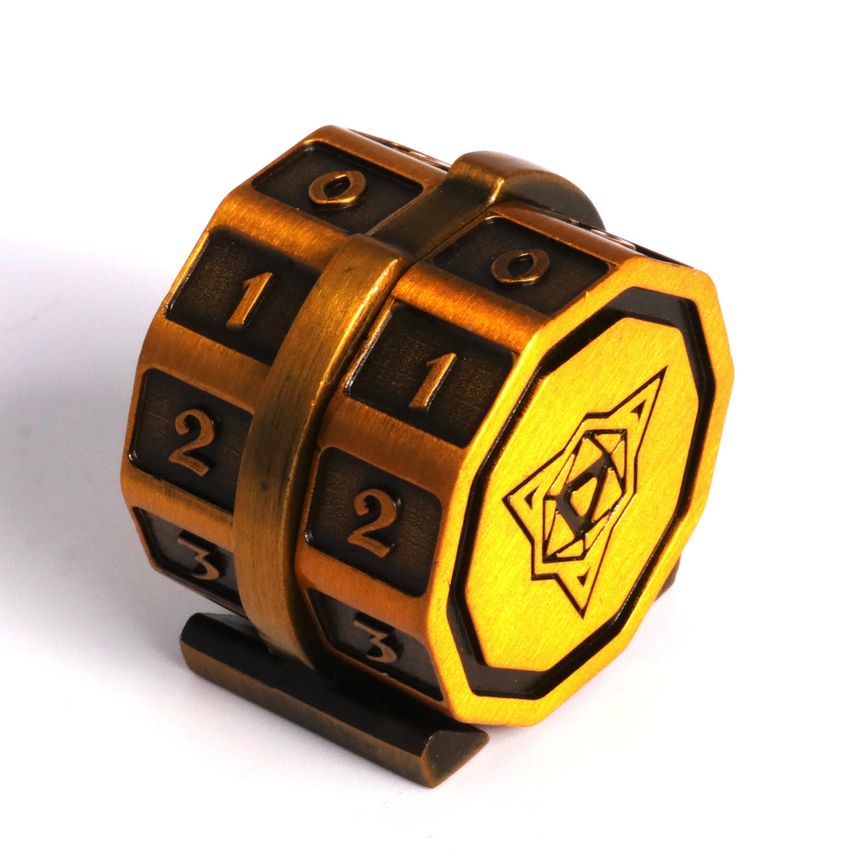 Die Hard Dice: V2 LifeLink Counter - Battleworn Gold