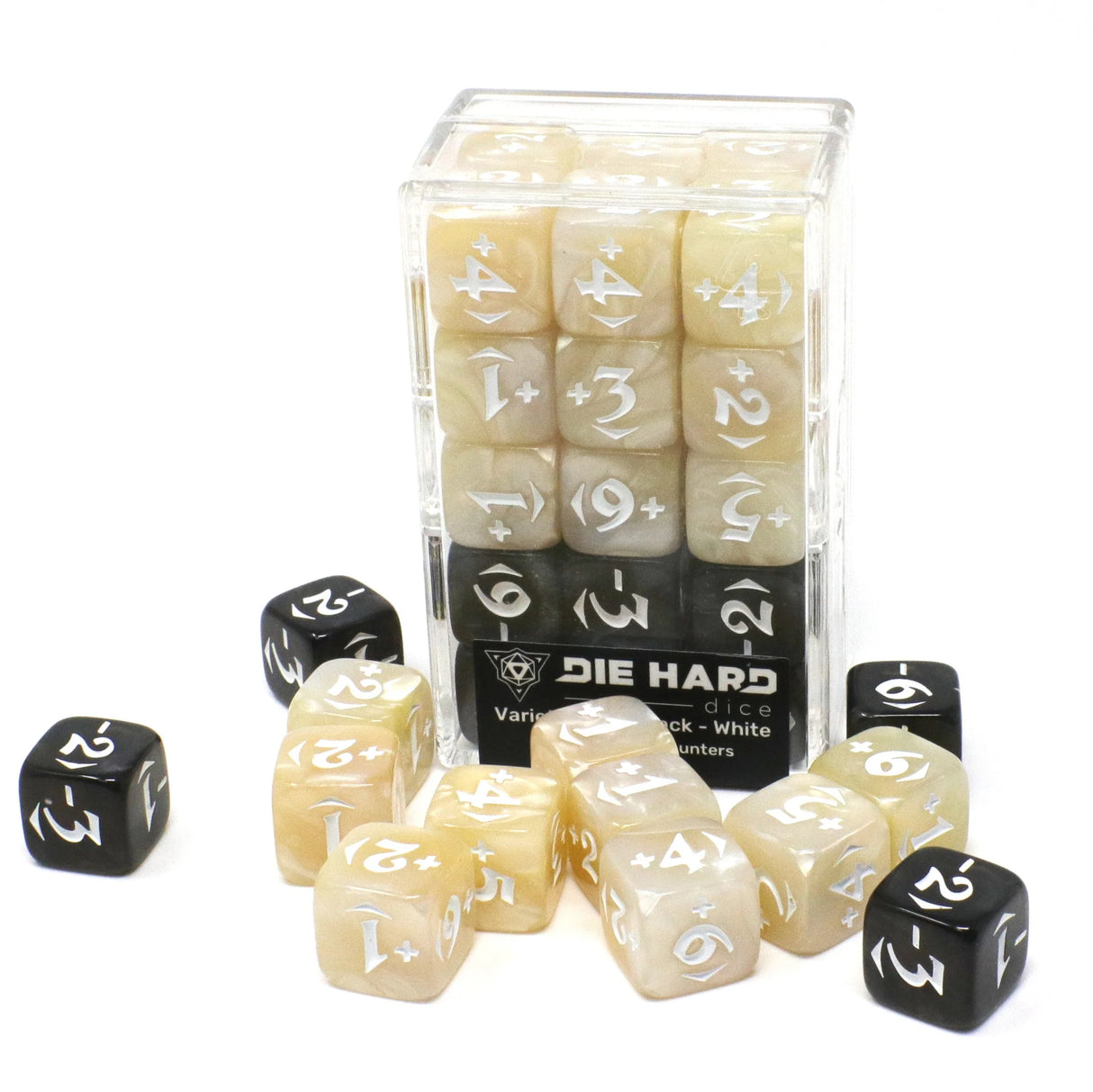 Die Hard Dice: MtG Spindown Counters - Variety Power Pack - White