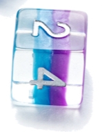 Gate Keeper Dice: Cyanethyst Eclipse Dice 12d6