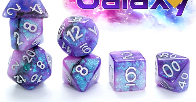 Gate Keeper Dice: Galaxy Aether Dice 7 Die Set
