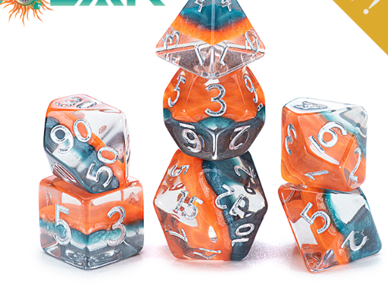 Gate Keeper Dice: Solar Eclipse Eclipse Dice 7 Die Set