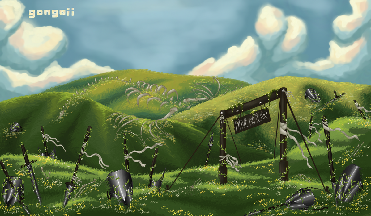 Gongaii Games Battle Lands Playmat Stitched