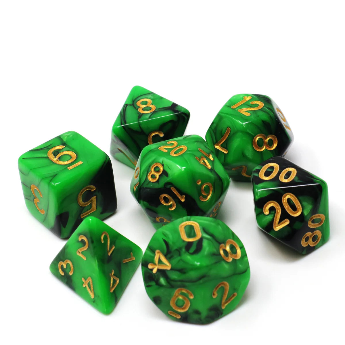 Die Hard Dice: 7pc RPG Set - Shadow Goblin