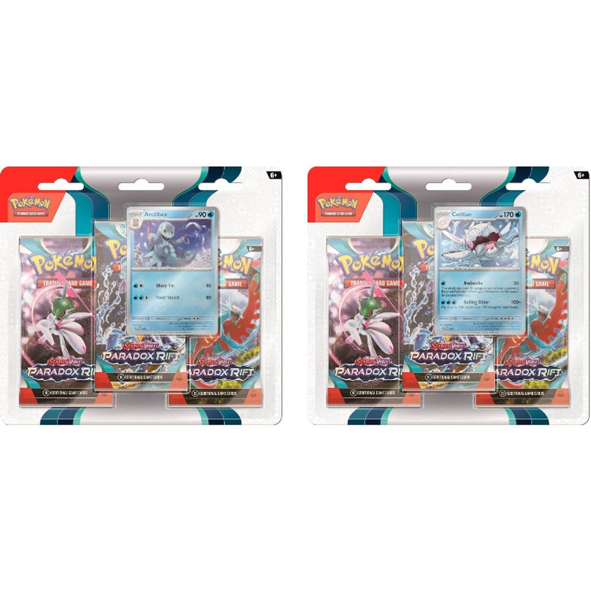 Pokemon TCG: Scarlet & Violet - Paradox Rift Three Booster Blister