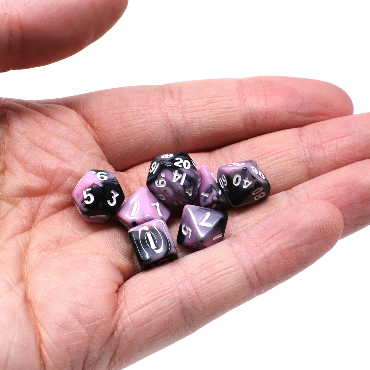 Die Hard Dice: Critlings 7pc Mini RPG Set - Shadow Petal