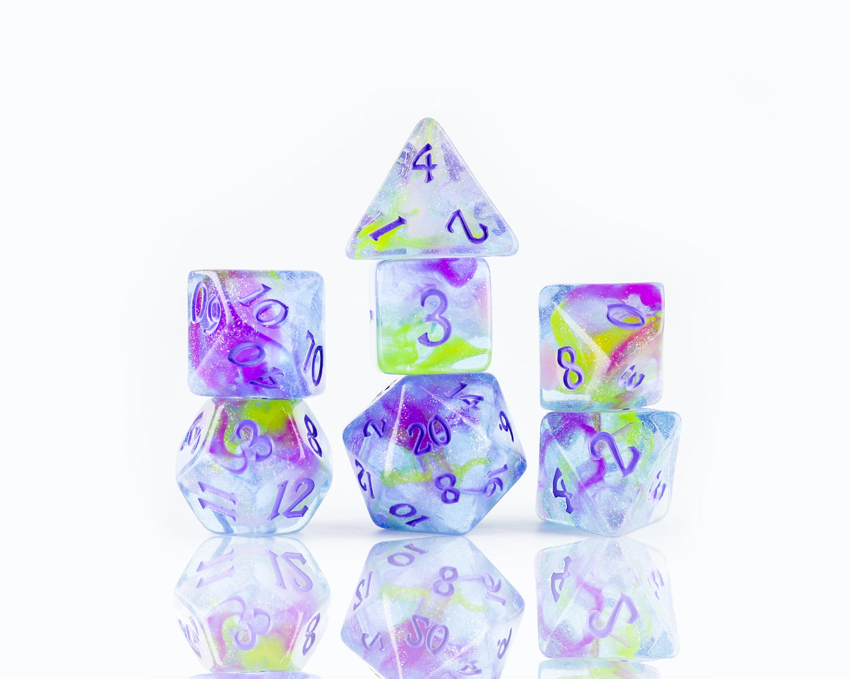 Sirius Dice RPG Dice Set (7): Watercolors