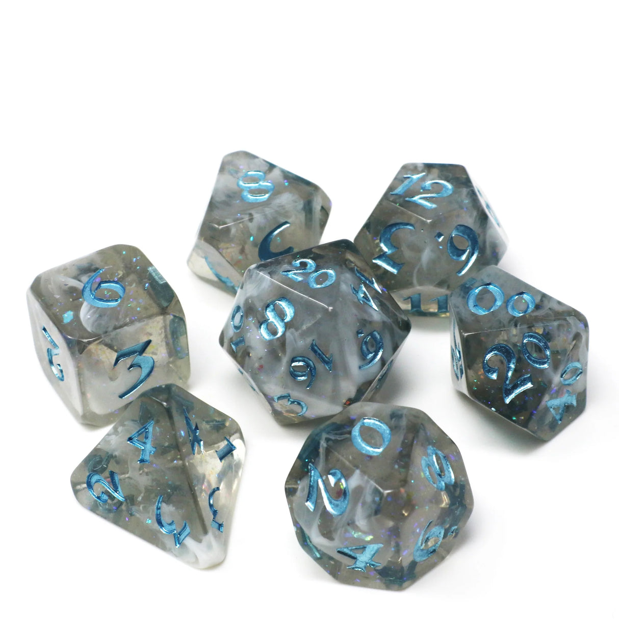 Die Hard Dice: 7pc RPG Set - Winter Court