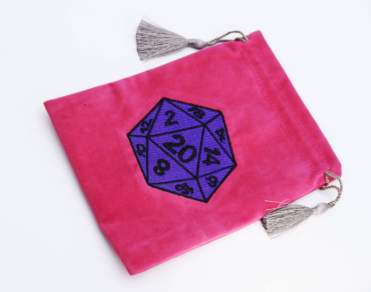 Foam Brain: Dice Bag - Purple D20