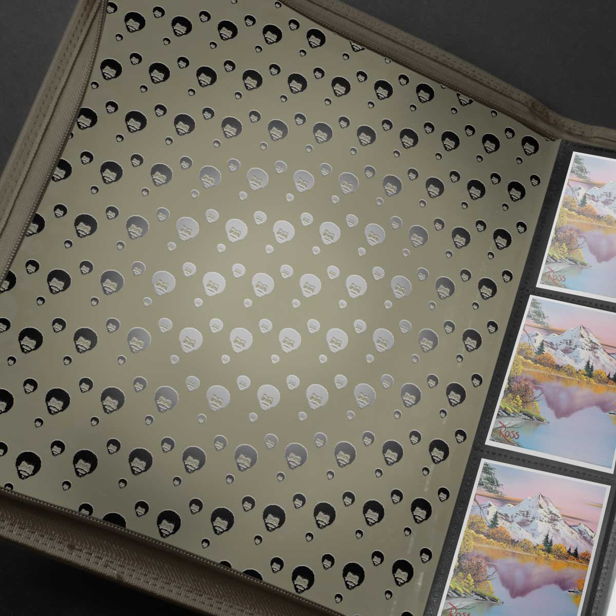 Ultra-Pro: 9 Pocket Zippered- Bob Ross Mighty Mountain Lake