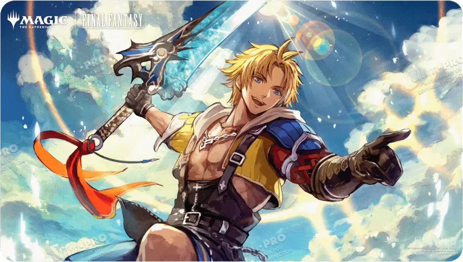 Ultra Pro: Magic The Gathering- FINAL FANTASY Tidus, Yuna's Guardian (Commander) Playmat