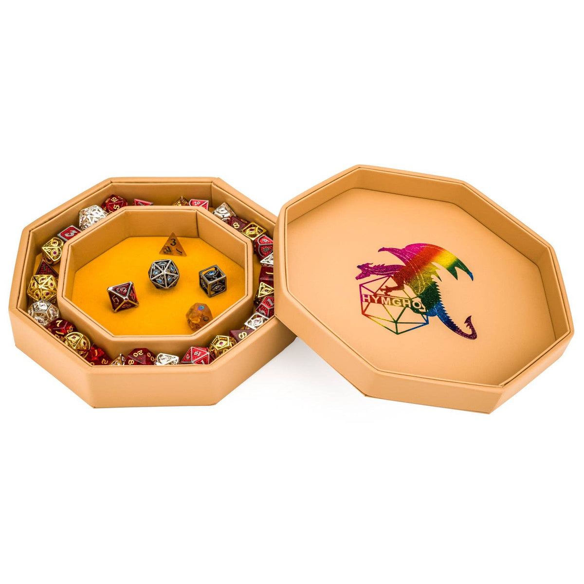 Hymgho Premium Dice - Hero's Hoard Dice Tray and Keeper -Hermit Crab