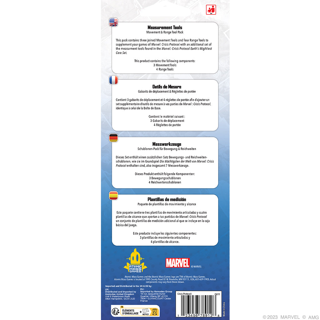 Marvel Crisis Protocol: Movement & Range Tool Set