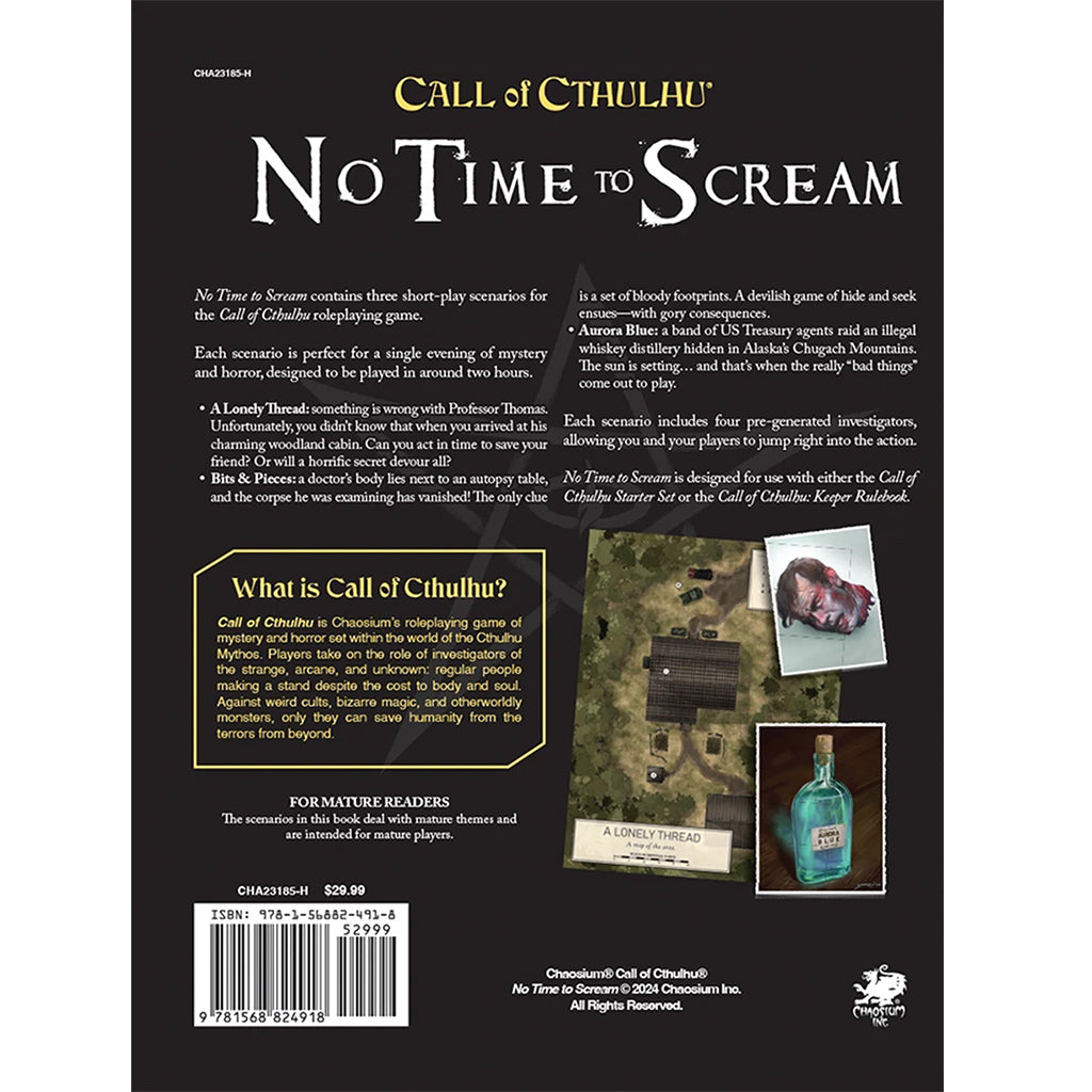 Call of Cthulhu: No Time To Scream
