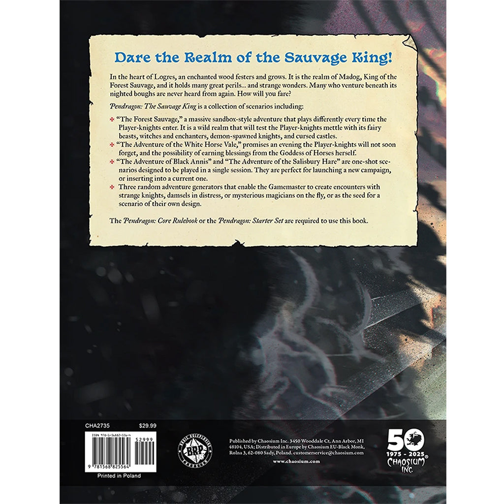 Pendragon: The Sauvage King