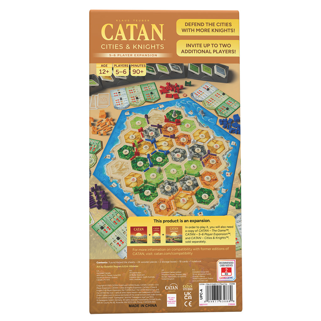 CATAN® – Cities & Knights 5-6 Player Expansion