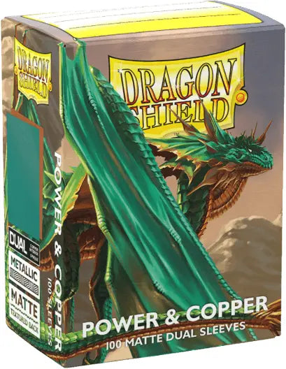 Dragon Shield: (100) Matte Dual Power & Copper