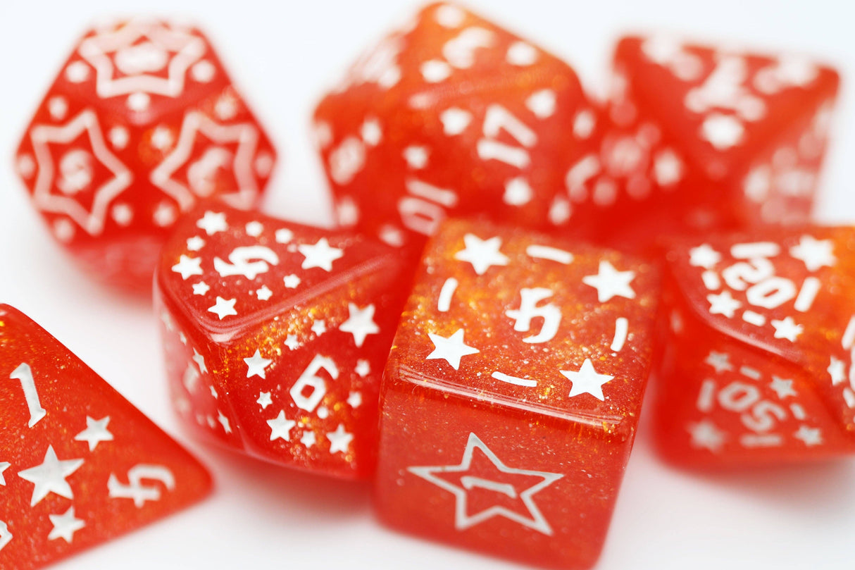 Foam Brain: Shooting Stars: Nitrogen RPG Dice Set