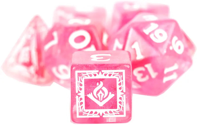 Sirius Dice D & D Adventure Dice Set Wizard: Fuchsia Dice