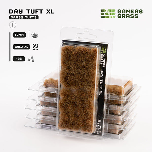 Gamers Grass Tufts: Tufts- Dry Tuft XL 12mm- Wild XL