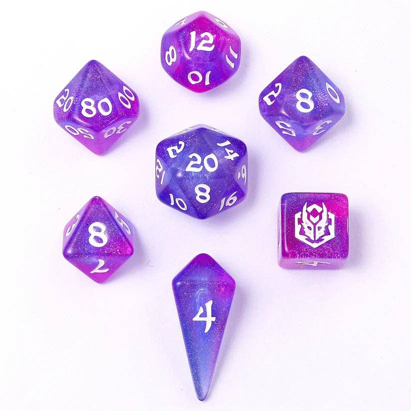 Hymgho Premium Dice - Mini Polymer RPG Dice Set - Fairy Farts