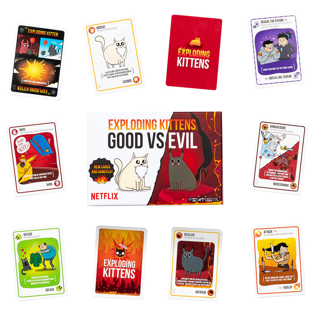 Exploding Kittens: Good vs. Evil