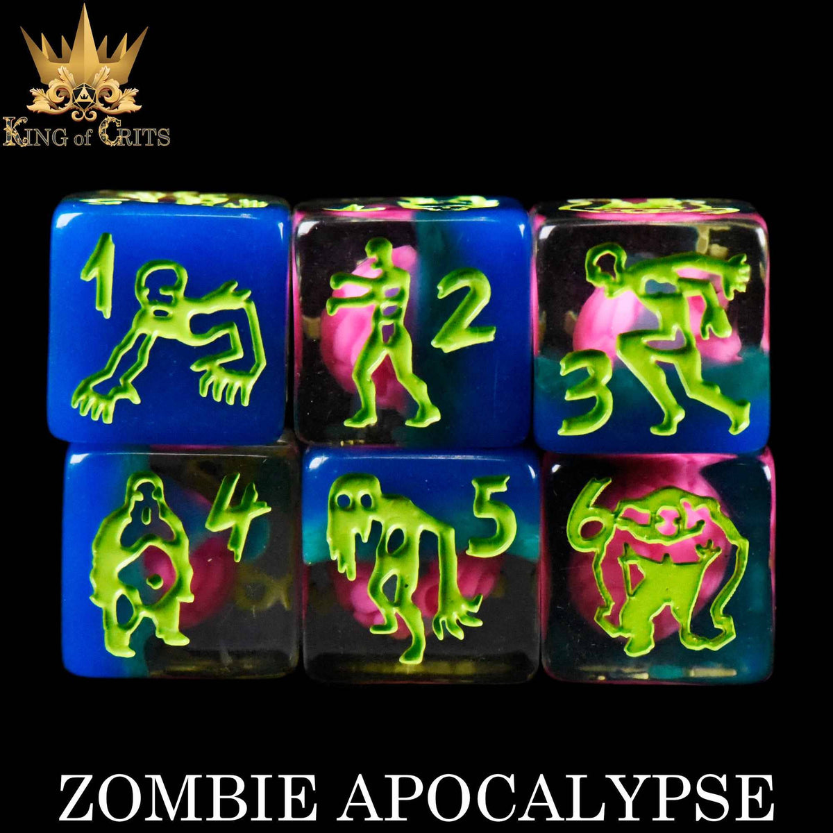 DND Dice- Zombie Apocalypse - 11 Dice Set