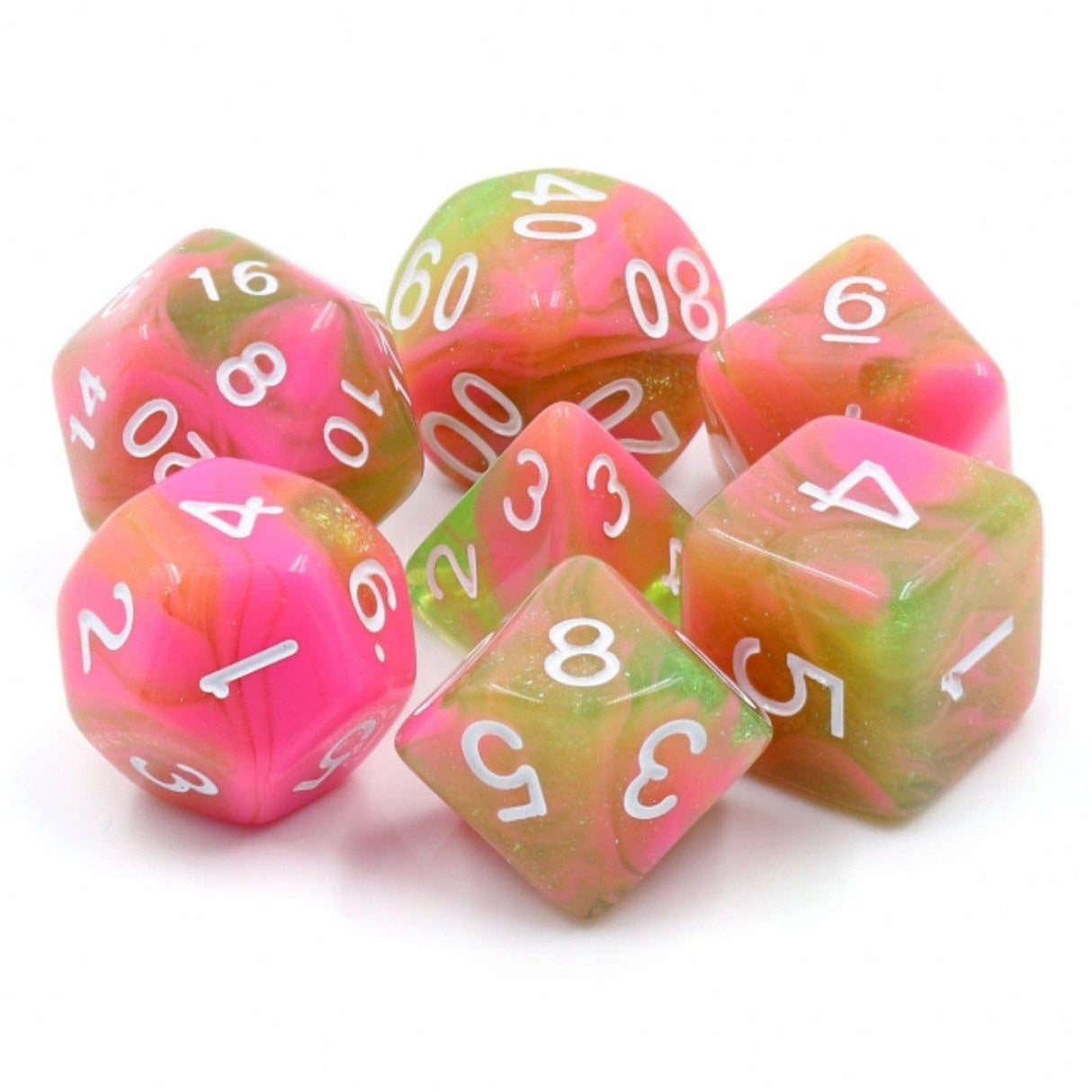 Foam Brain: Apple Taffy RPG Dice Set