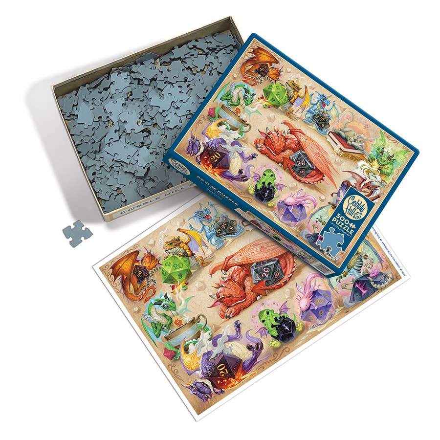 D20 Dragons by Jacob Walker - 500pc Puzzle