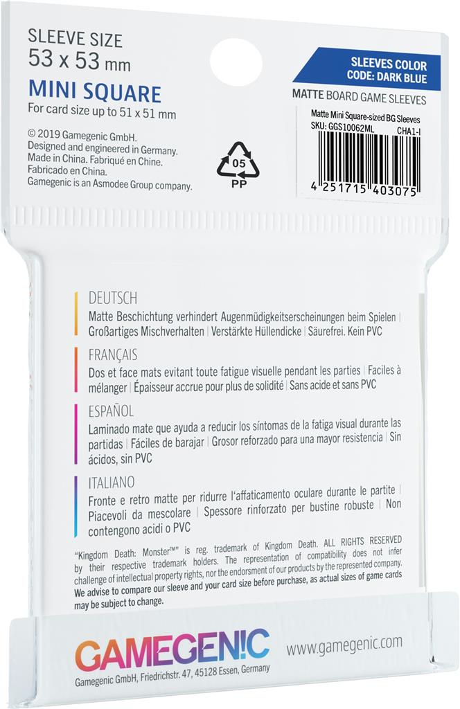 Gamegenic: Matte Mini-Square (53 x 53mm)