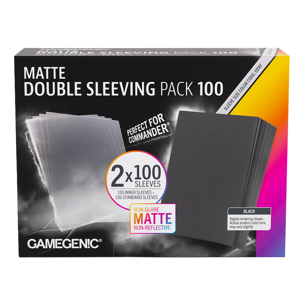 Gamegenic: Matte Double Sleeving Pack 100 66x91