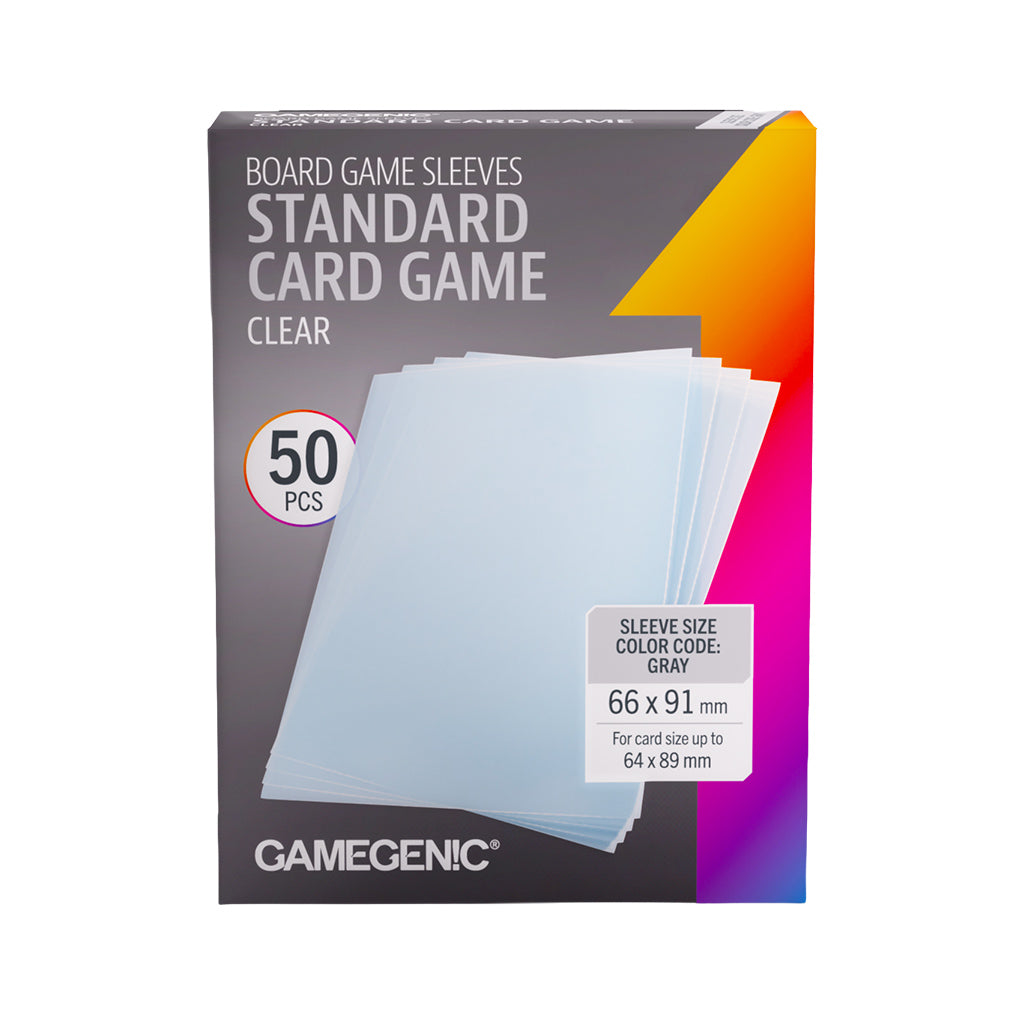 Board Game Sleeves Standard Card Game Clear (66x91)