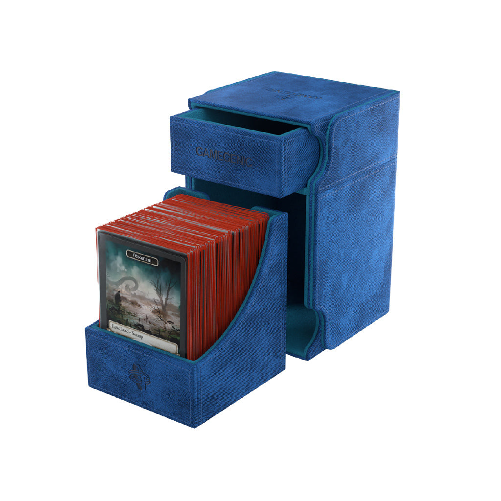 Watchtower 100+ XL Card Convertible Deck Box: Blue