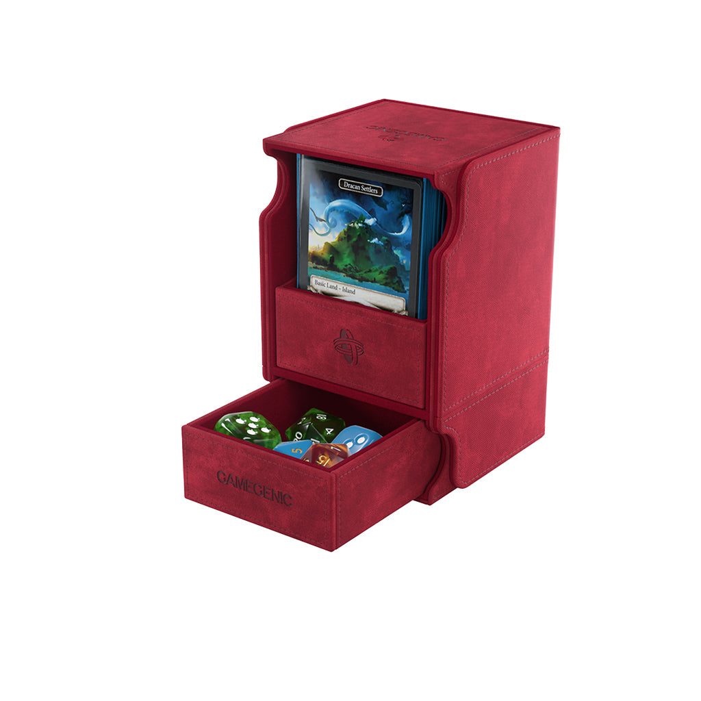 Watchtower 100+ XL Card Convertible Deck Box: Red