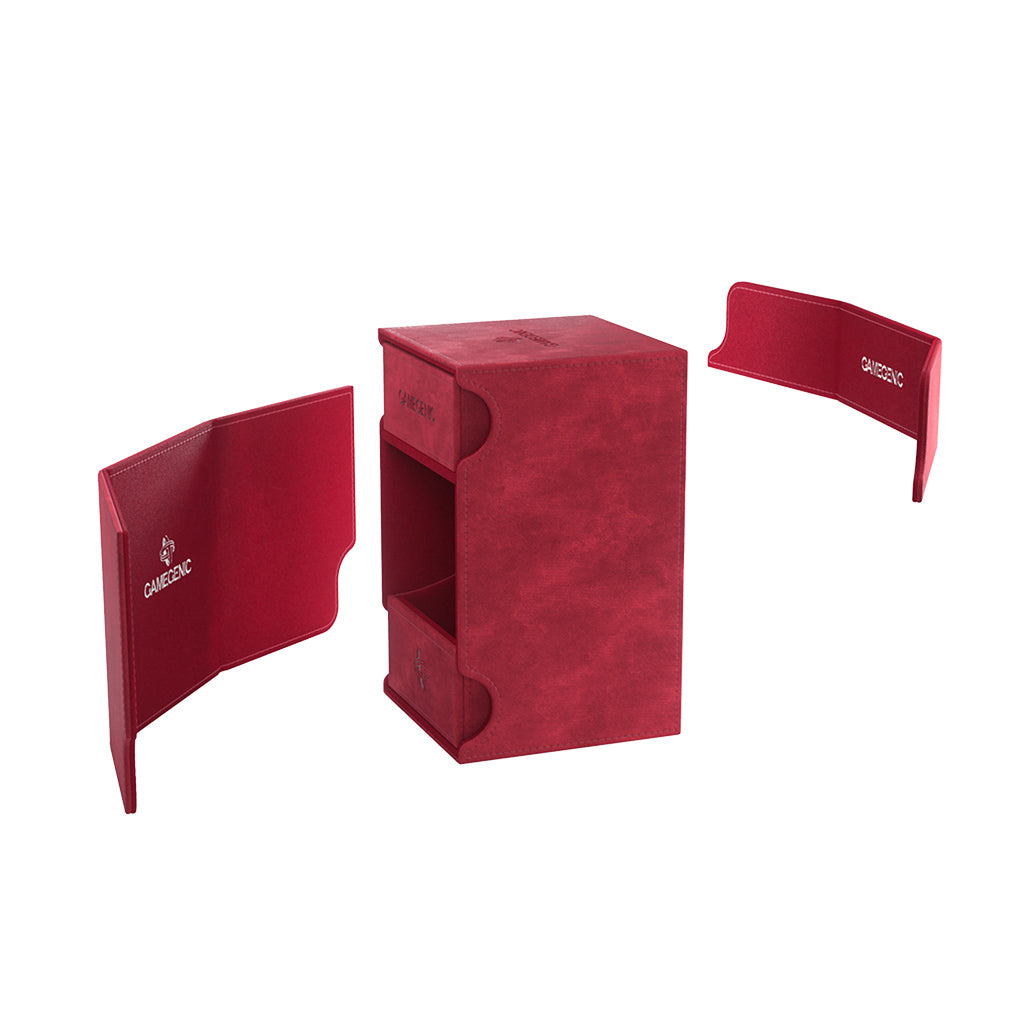 Watchtower 100+ XL Card Convertible Deck Box: Red