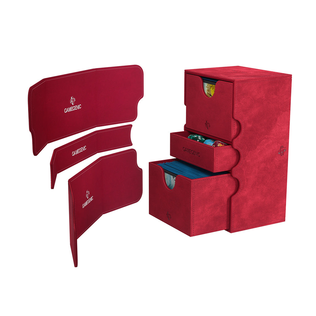 Stronghold 200+ XL Card Convertible Deck Box: Red