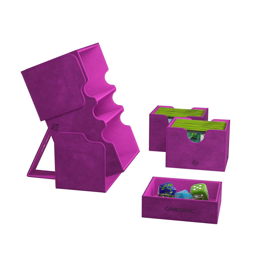 Stronghold 200+ XL Card Convertible Deck Box: Purple