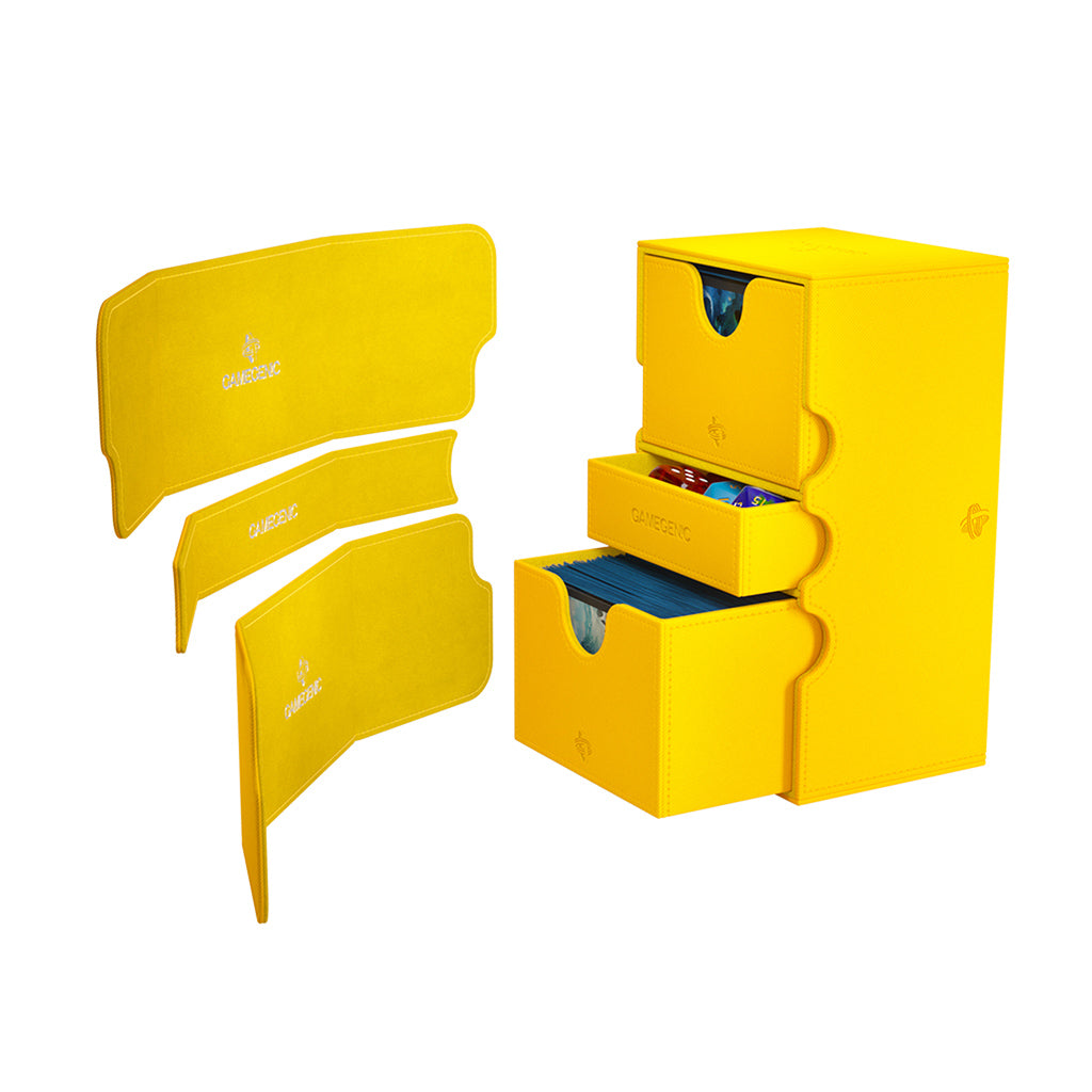 Stronghold 200+ XL Card Convertible Deck Box: Yellow
