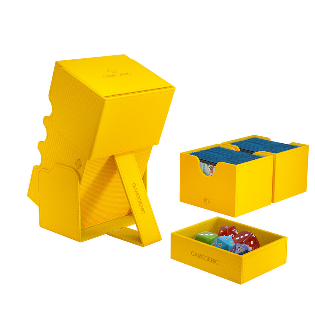 Stronghold 200+ XL Card Convertible Deck Box: Yellow