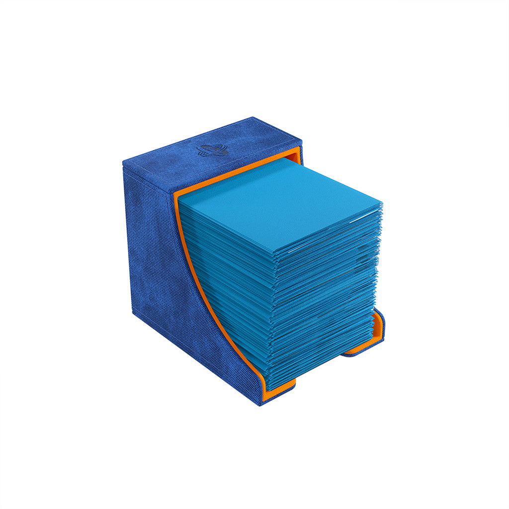 Watchtower 100+ XL Card Convertible Deck Box: Blue/Orange