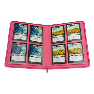 Gamegenic: Zip-Up Album 8 Pocket Pink