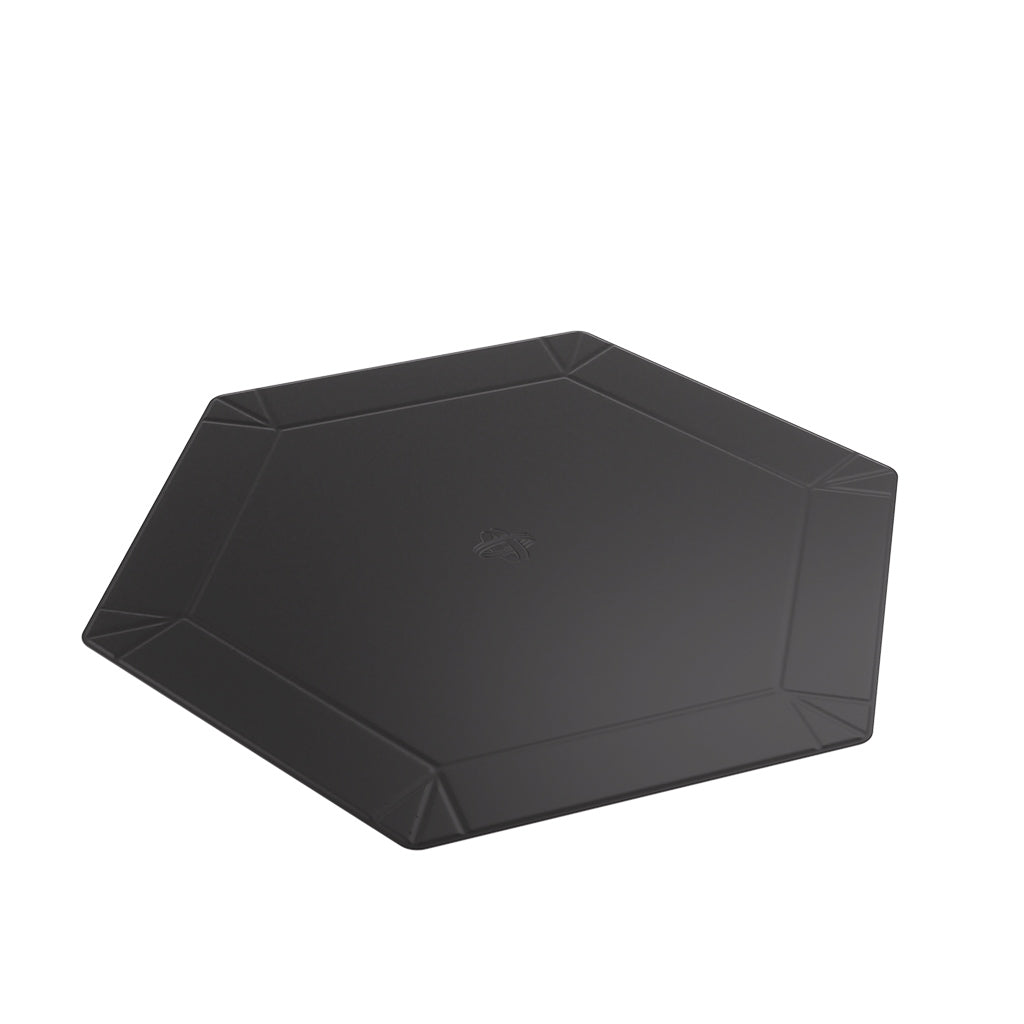 Gamegenic Magnetic Dice Tray Hexagonal Black/Gray