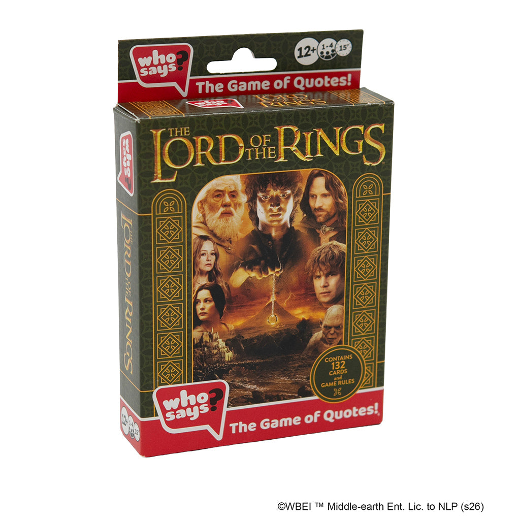 Who Says? Lord of the Rings