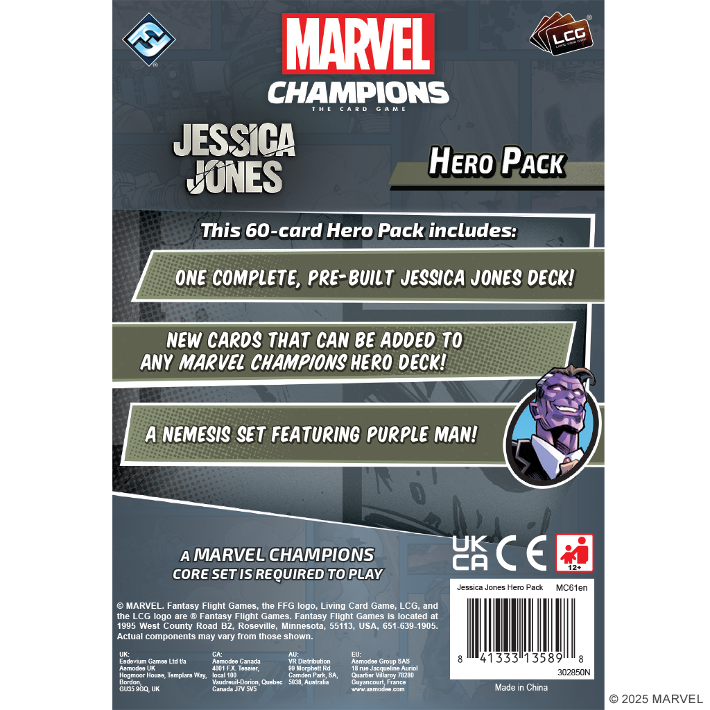 Marvel Champions: The Card Game - Jessica Jones Hero Pack